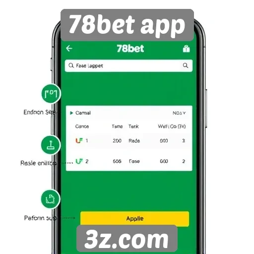 Características principais do 78bet app para apostadores